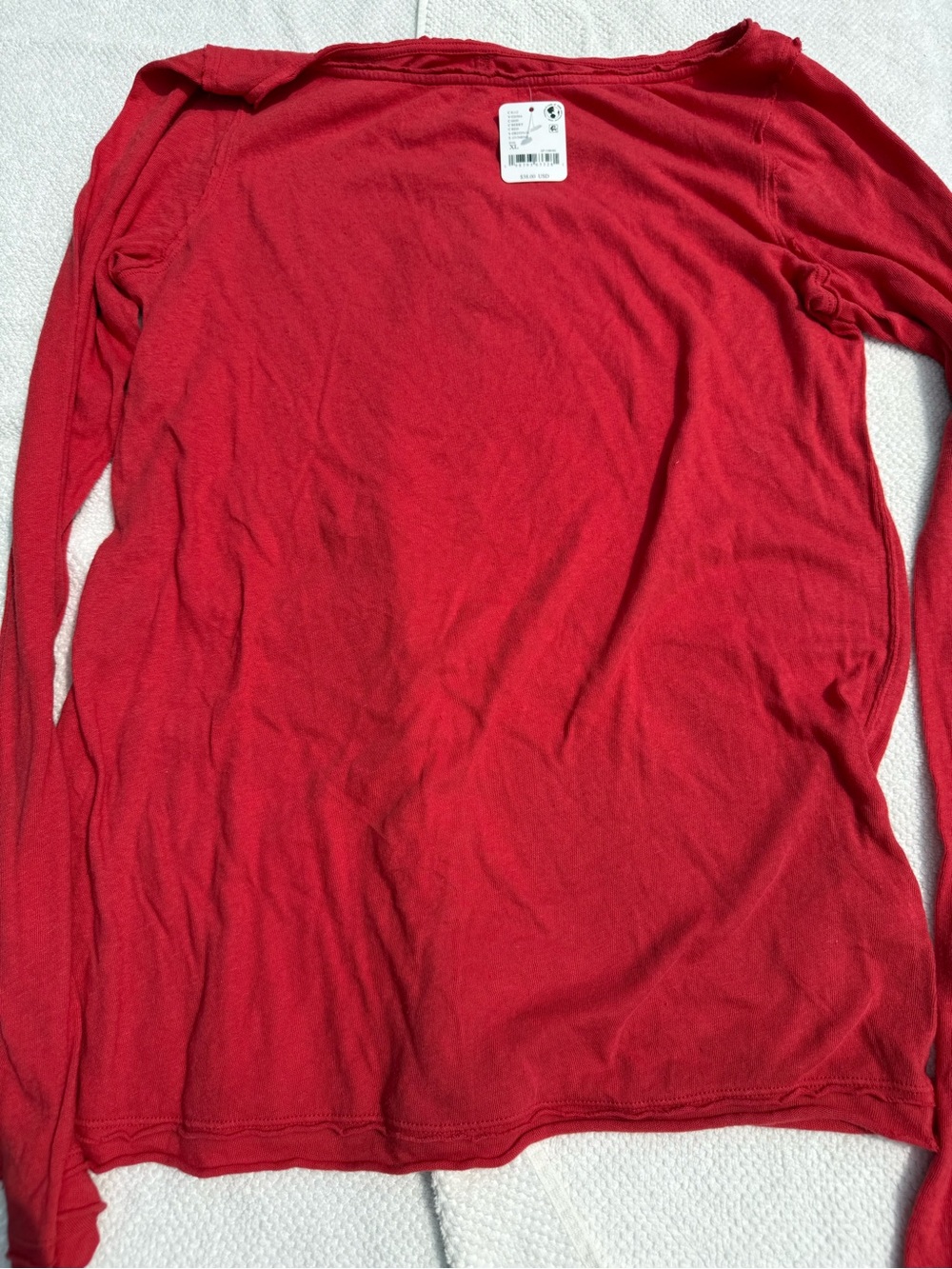 We the free - free people Red Long Sleeve Top brand new size xl